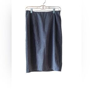 Liverpool Gray Pencil Skirt Classic Mid-Length‎ Office Wear Size 6